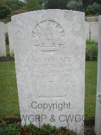 Etaples Military Cemetery - Newman, Percy Albert