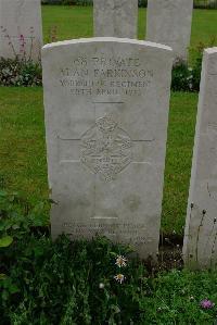Etaples Military Cemetery - Parkinson, Alan