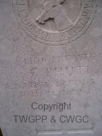 Etaples Military Cemetery - Phuti, Frans