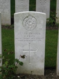 Etaples Military Cemetery - Price, C