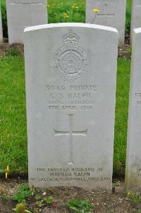 Etaples Military Cemetery - Ralph, Charles Sidney