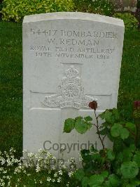 Etaples Military Cemetery - Redman, Walter