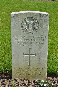 Etaples Military Cemetery - Riddel, John Dean