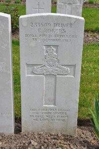 Etaples Military Cemetery - Rogers, C