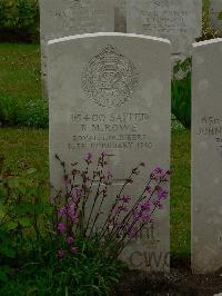 Etaples Military Cemetery - Rowe, Ronald Mason