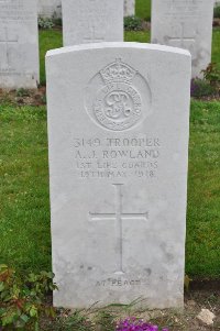 Etaples Military Cemetery - Rowland, Albert Joseph