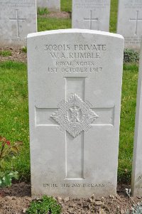 Etaples Military Cemetery - Rumble, W A