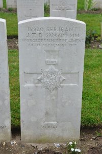 Etaples Military Cemetery - Sansom, John Thomas Bob
