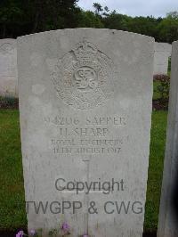 Etaples Military Cemetery - Sharp, H