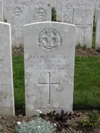 Etaples Military Cemetery - Sheen, J