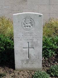 Etaples Military Cemetery - Simpson, Geoffrey Barnsley