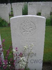 Etaples Military Cemetery - Stenton, Albert