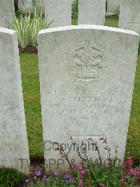 Etaples Military Cemetery - Stevenson, J
