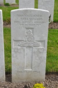 Etaples Military Cemetery - Strangward, Frederick