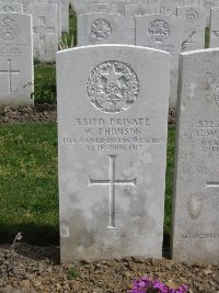 Etaples Military Cemetery - Thomson, W