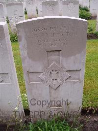 Etaples Military Cemetery - Warrington, Alfred George