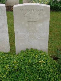 Etaples Military Cemetery - Weston, A G