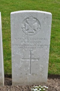Etaples Military Cemetery - Williams, J