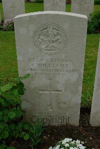 Etaples Military Cemetery - Williams, T