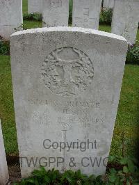 Etaples Military Cemetery - Wilson, J