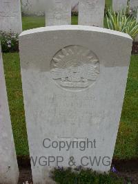 Etaples Military Cemetery - Wright, Harold