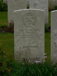 Etaples Military Cemetery - Wyllie, J
