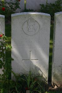 Tincourt New British Cemetery - Battye, W