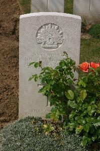 Tincourt New British Cemetery - Baxter, Joseph
