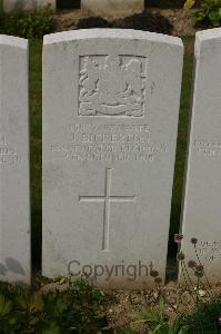 Tincourt New British Cemetery - Bickerton, J