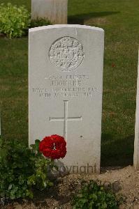 Tincourt New British Cemetery - Bourke, James
