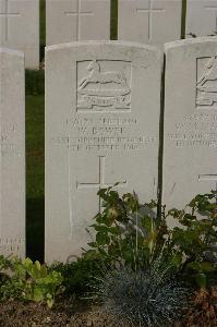 Tincourt New British Cemetery - Bower, W