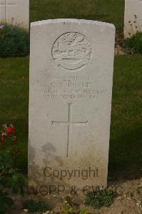 Tincourt New British Cemetery - Boyle, C R