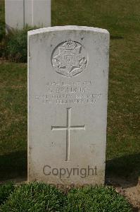Tincourt New British Cemetery - Bradnum, G