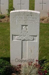 Tincourt New British Cemetery - Burnett, Norman James