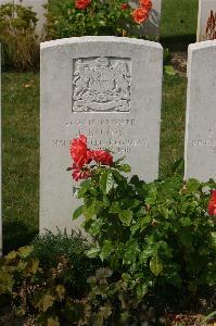 Tincourt New British Cemetery - Burns, J
