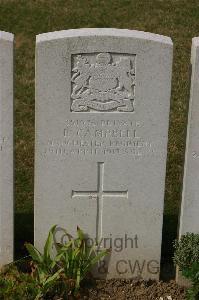 Tincourt New British Cemetery - Campbell, Robert