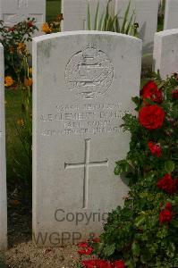 Tincourt New British Cemetery - Clements, A E