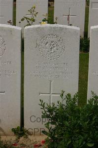 Tincourt New British Cemetery - Crawford, W
