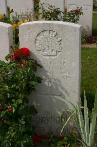 Tincourt New British Cemetery - Crook, C J