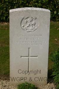 Tincourt New British Cemetery - Erskine, D