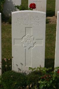 Tincourt New British Cemetery - Fisher, E V R