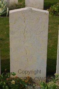 Tincourt New British Cemetery - Flesch, Hemann