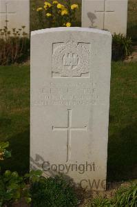 Tincourt New British Cemetery - Foster, B E W