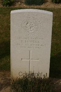 Tincourt New British Cemetery - Fowler, B
