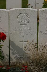 Tincourt New British Cemetery - Gibbs, Oliver Roy