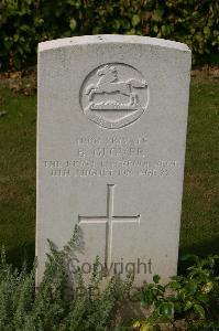 Tincourt New British Cemetery - Glover, Bertram