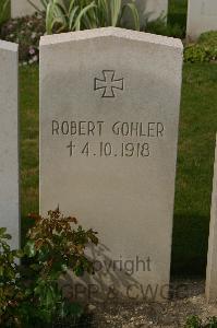 Tincourt New British Cemetery - Gohler, Robert