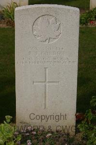 Tincourt New British Cemetery - Gordon, R S
