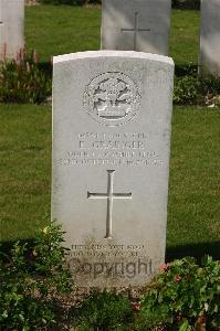 Tincourt New British Cemetery - Grainger, E