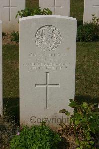 Tincourt New British Cemetery - Grant, A